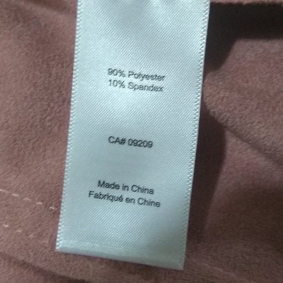 A4 Cleo petites S pink suede feel open jacket - Picture 7 of 7